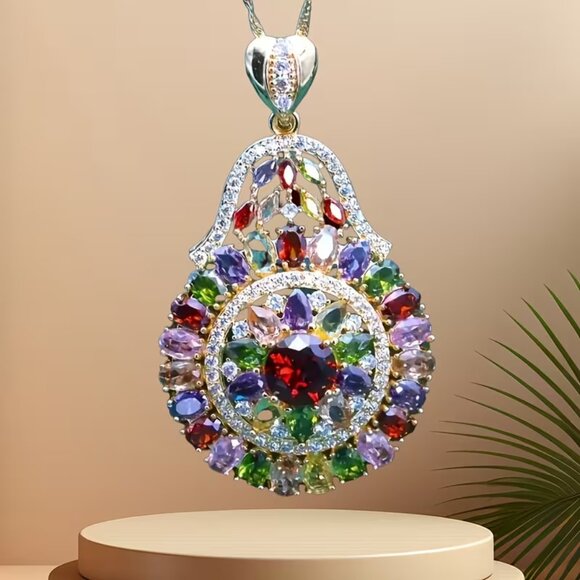 Jewelry - Multi Colored Lab Grown Stones - New